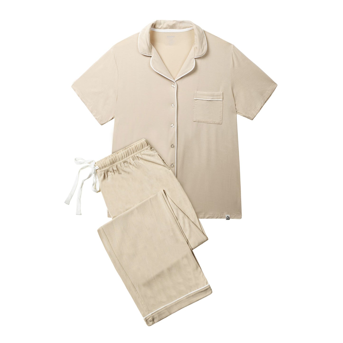 Andy Organic Bamboo Short Sleeve Pajama Set