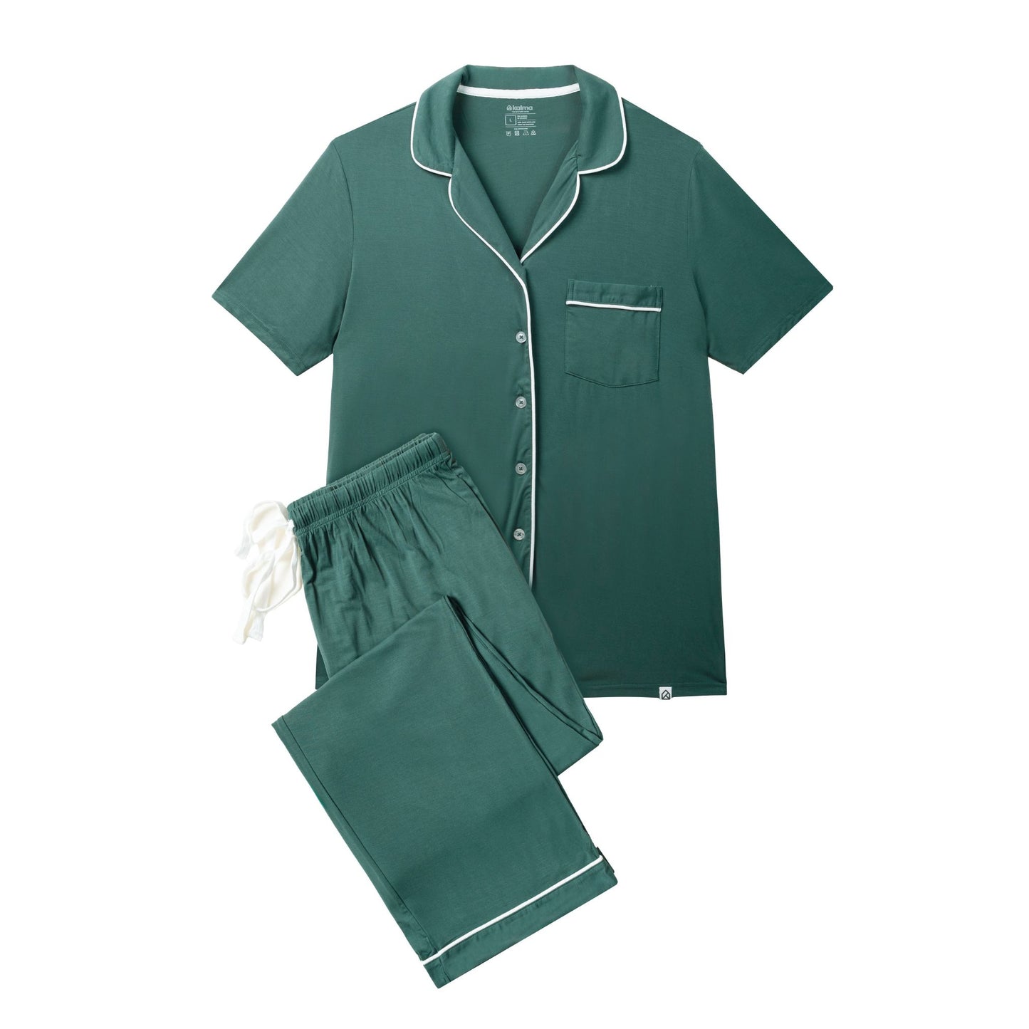 Andy Organic Bamboo Short Sleeve Pajama Set