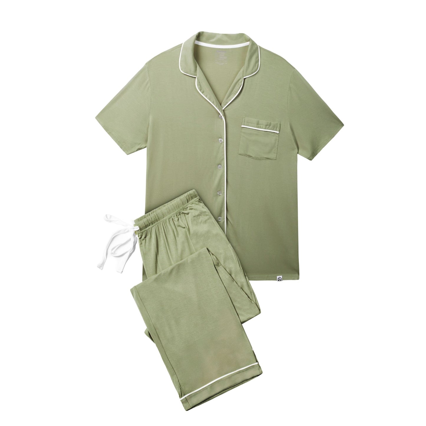 Andy Organic Bamboo Short Sleeve Pajama Set