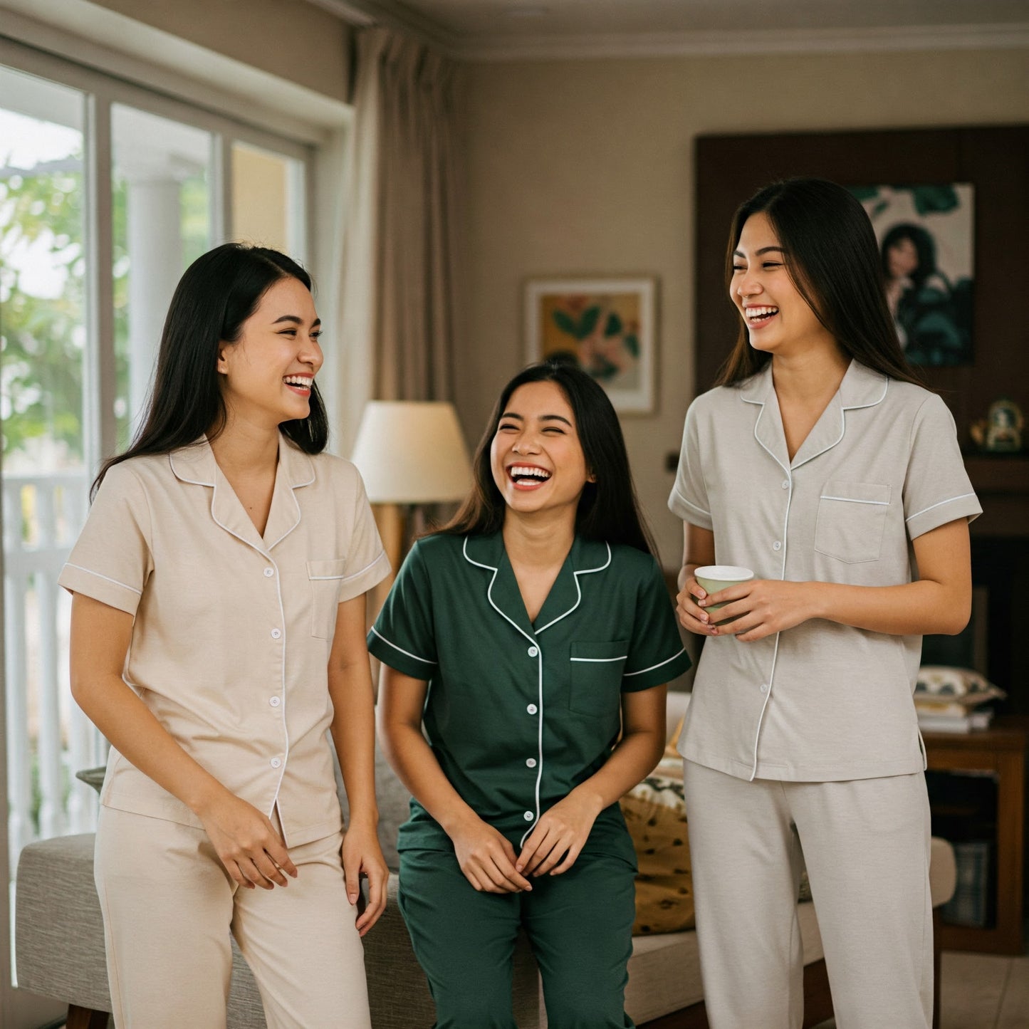 Andy Organic Bamboo Short Sleeve Pajama Set