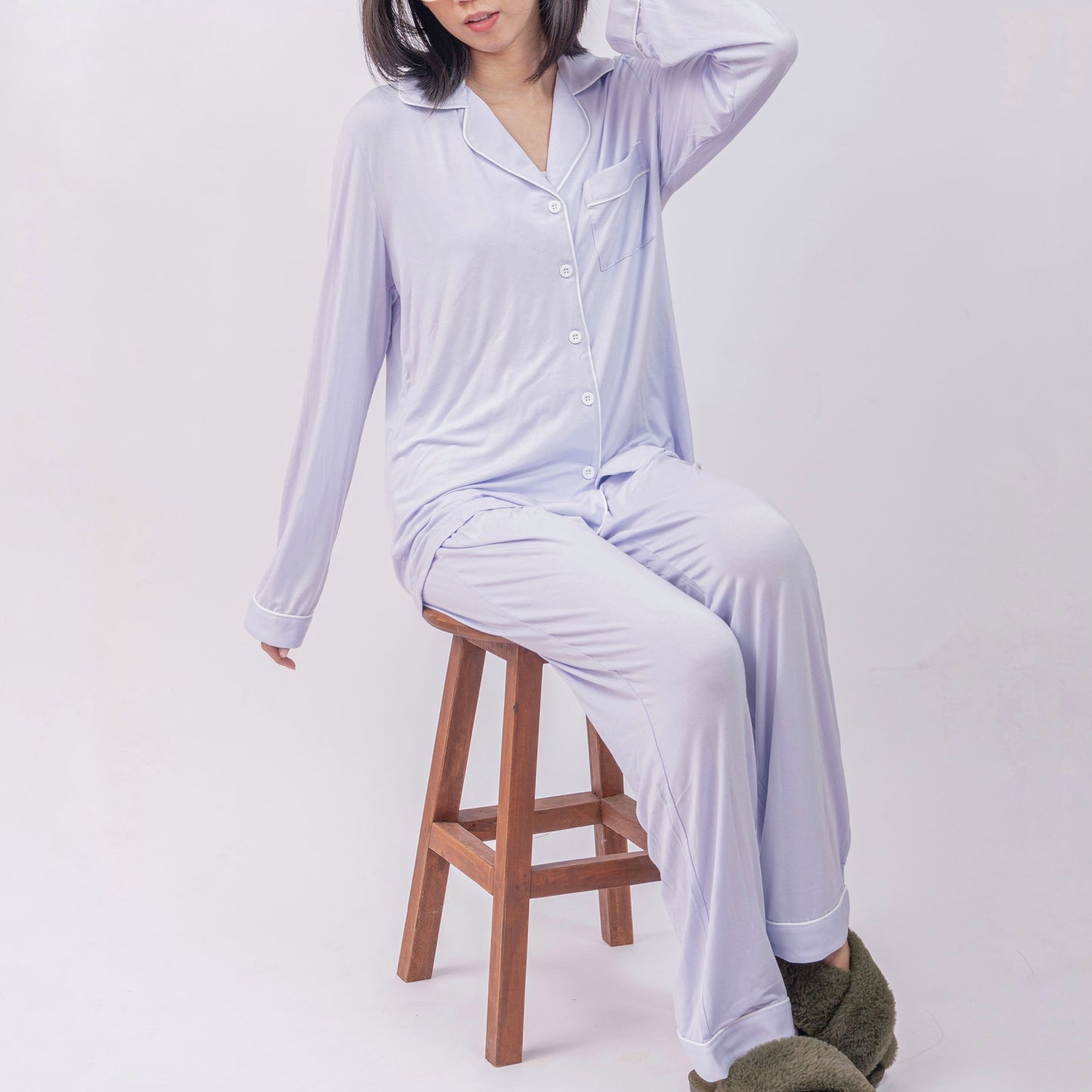 Lana Organic Bamboo Long Sleeve Pajama Set