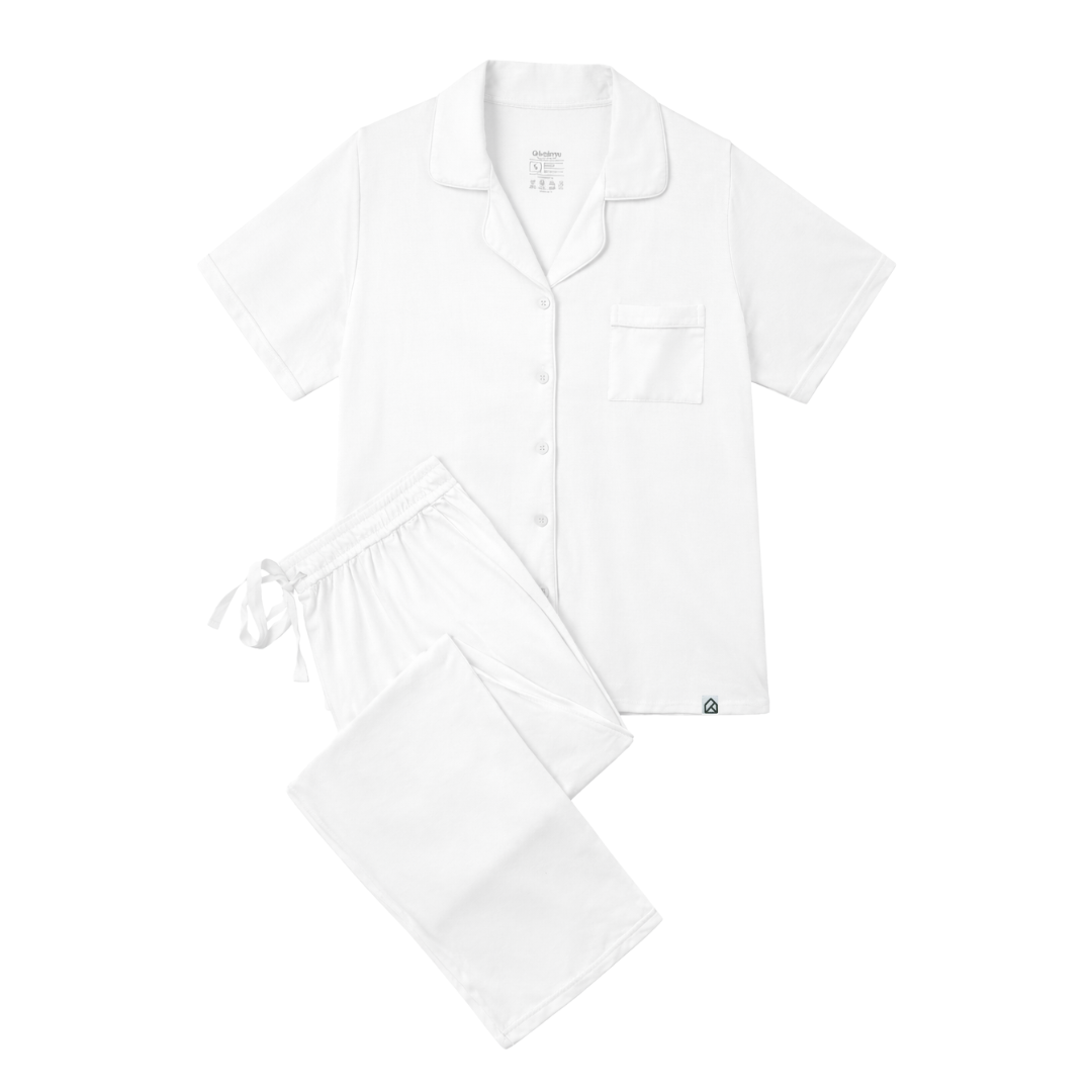 Andy Organic Bamboo Short Sleeve Pajama Set
