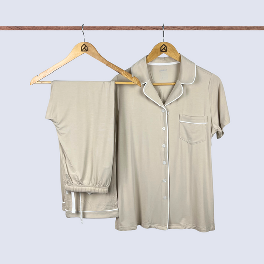 Andy Organic Bamboo Short Sleeve Pajama Set