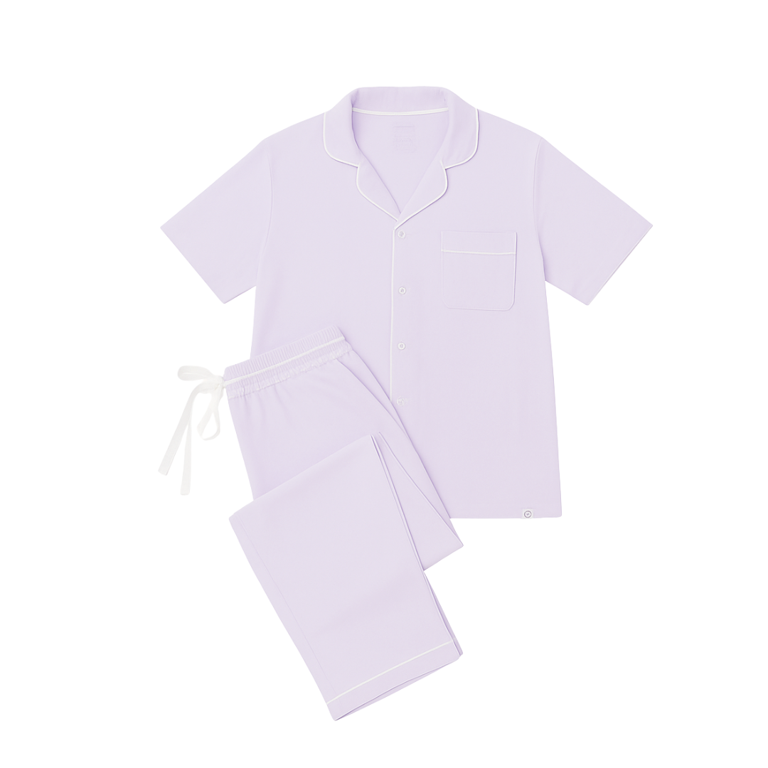 Andy Organic Bamboo Short Sleeve Pajama Set