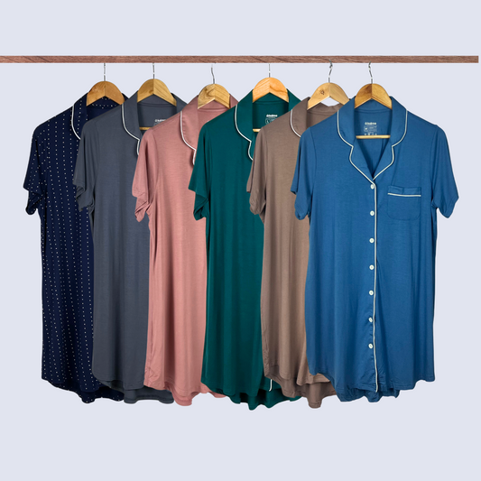 Demi Organic Bamboo Button Down Dress