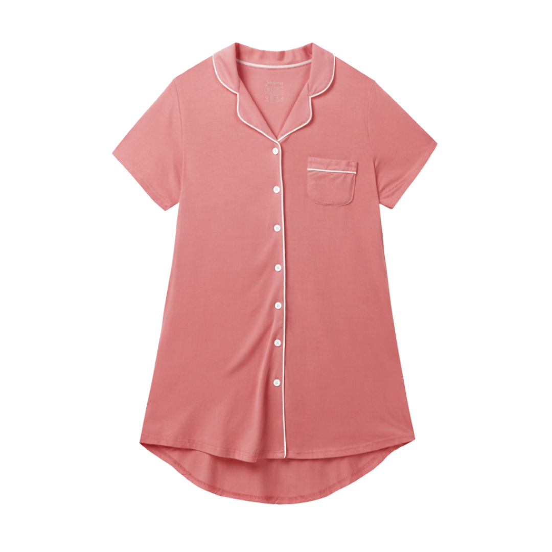 Demi Organic Bamboo Button Down Dress