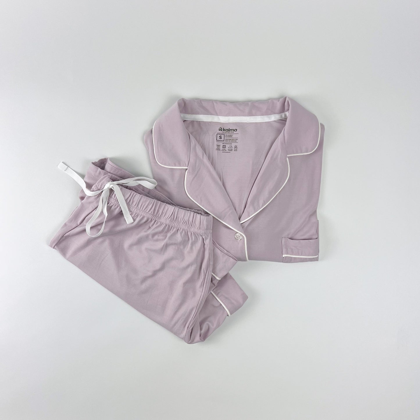Irene Organic Bamboo Short Sleeve Pajama Set