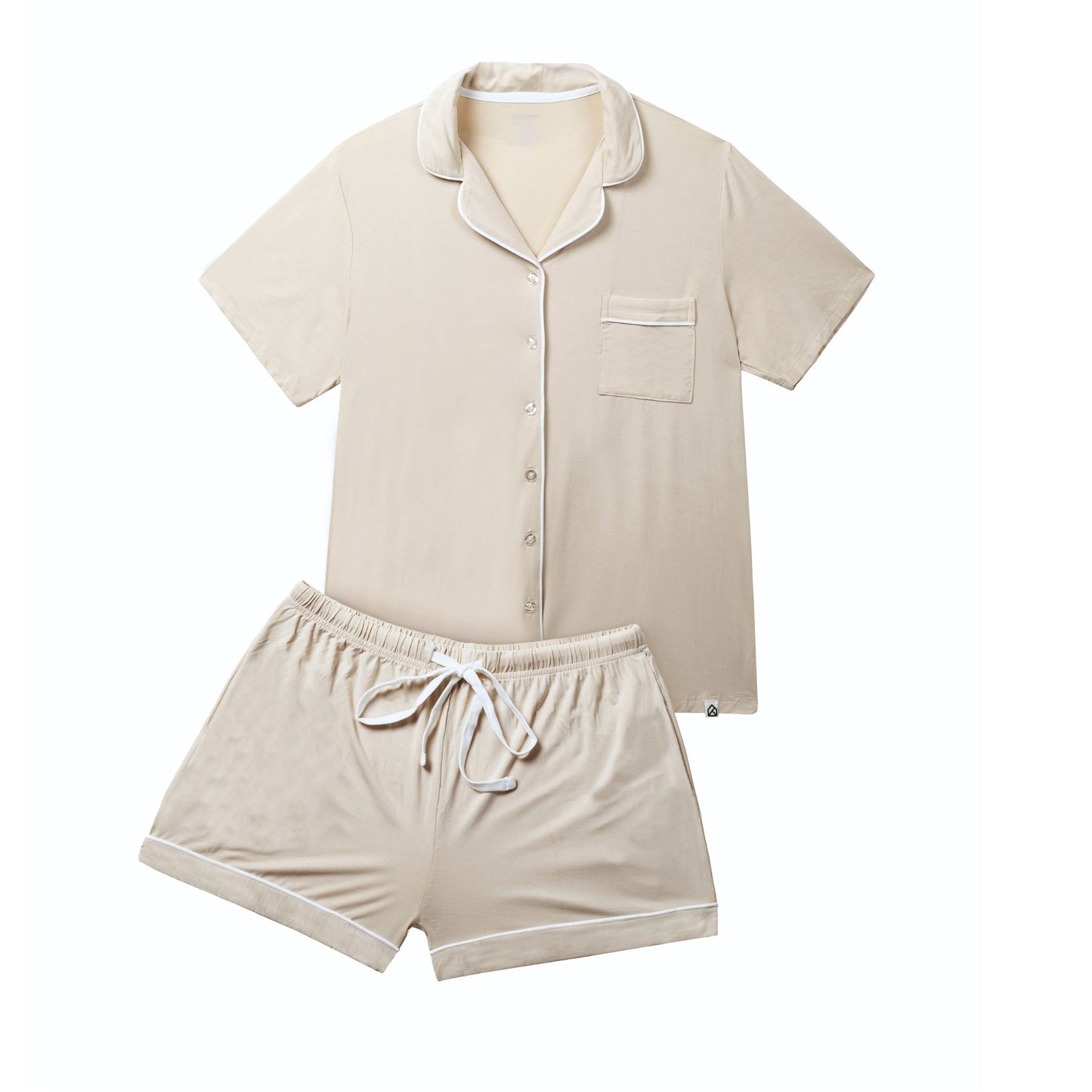 Irene Organic Bamboo Short Sleeve Pajama Set