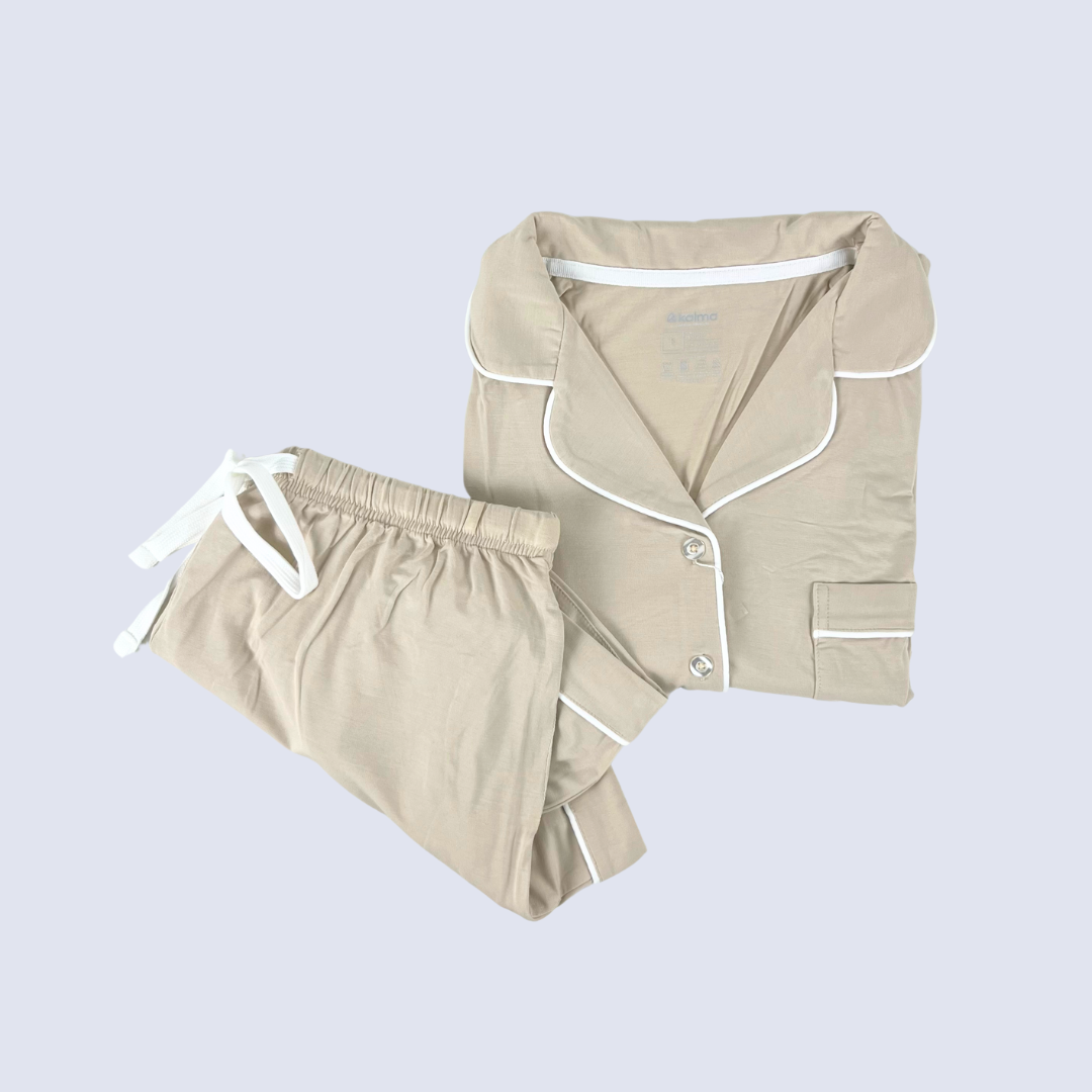 Irene Organic Bamboo Short Sleeve Pajama Set