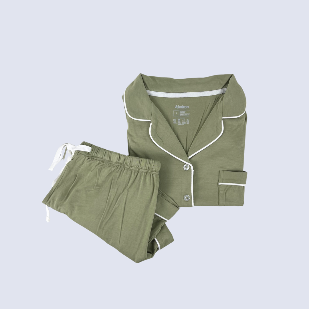 Irene Organic Bamboo Short Sleeve Pajama Set