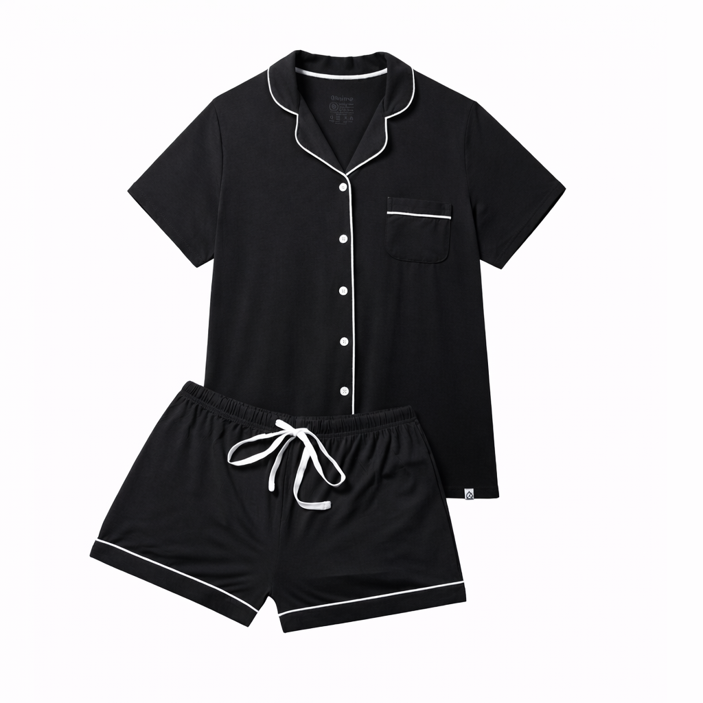 Irene Organic Bamboo Short Sleeve Pajama Set