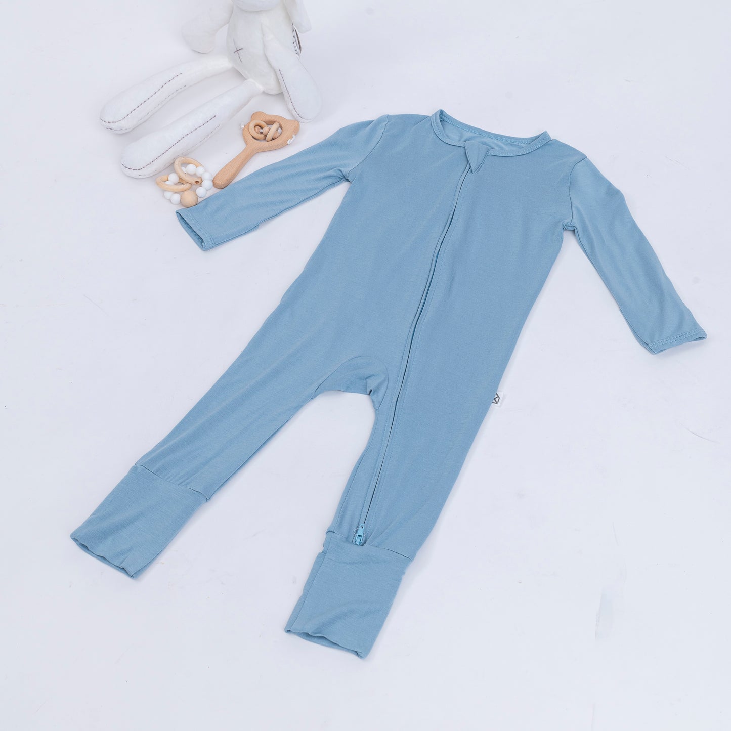 Harper Organic Bamboo Zip Sleepsuit