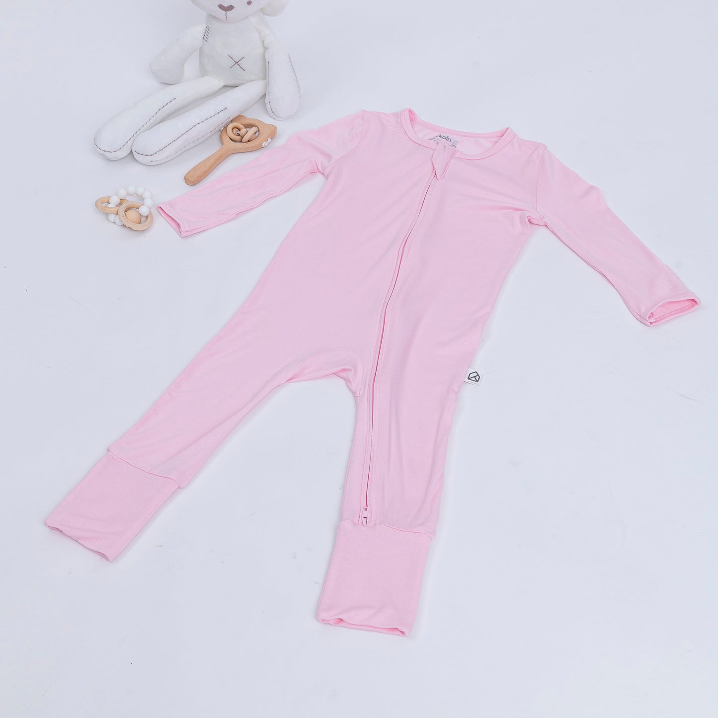 Harper Organic Bamboo Zip Sleepsuit