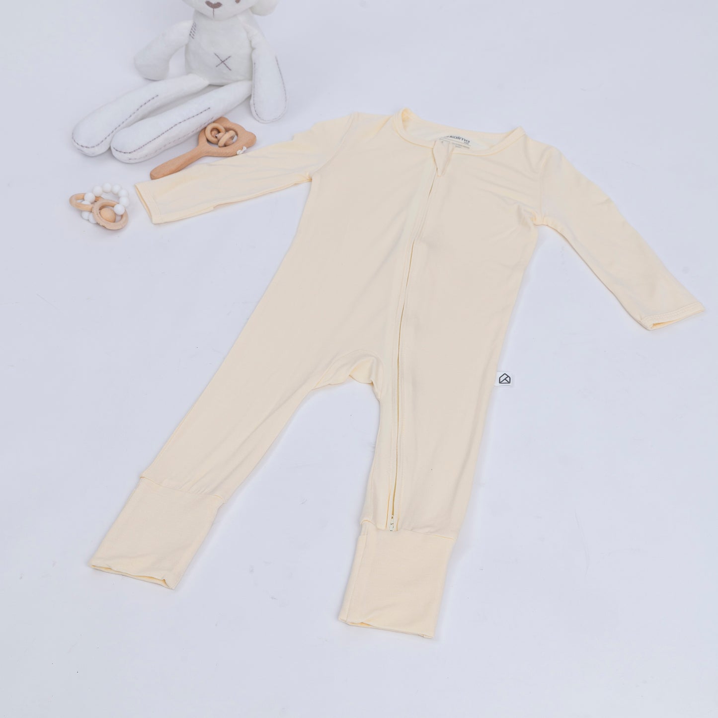 Harper Organic Bamboo Zip Sleepsuit