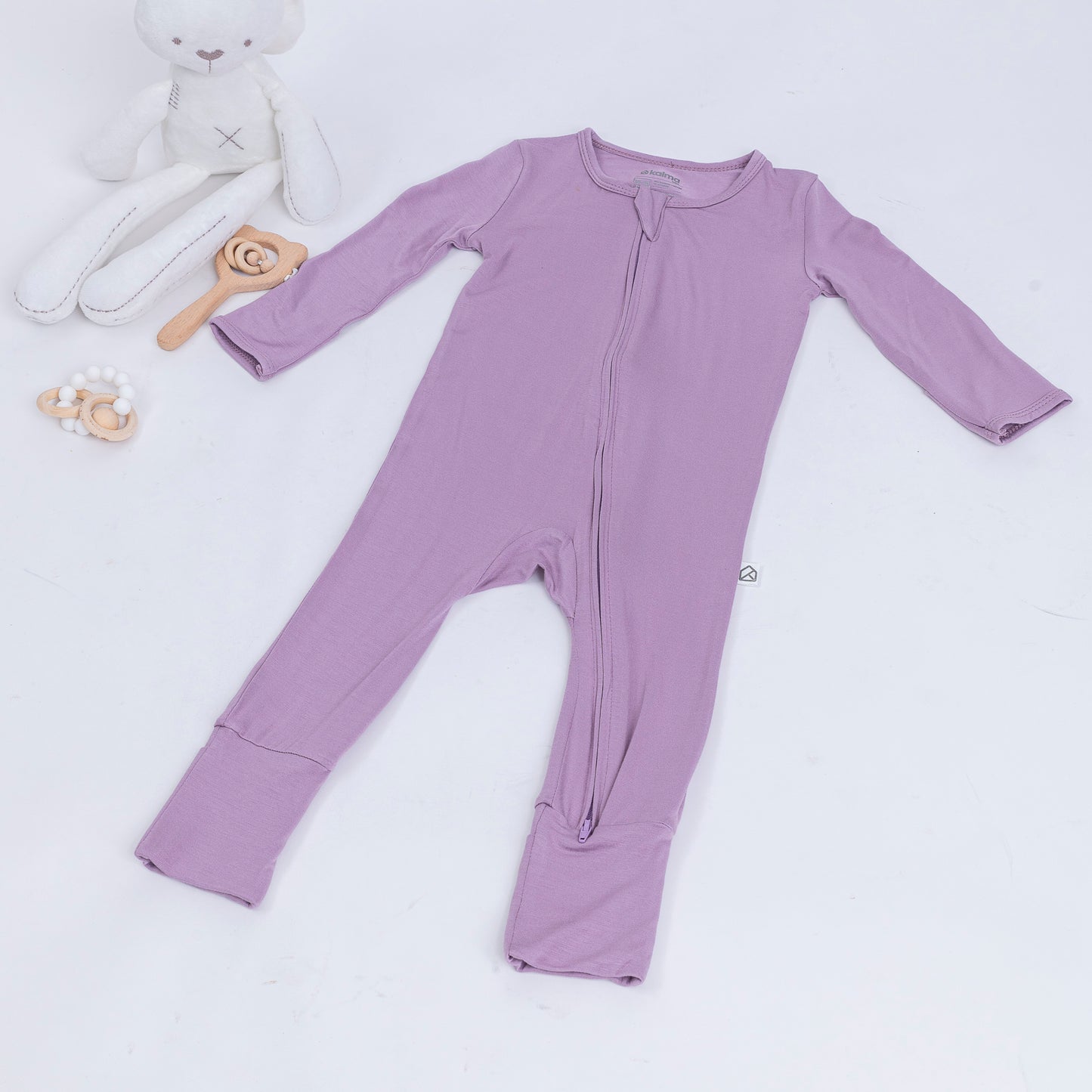 Harper Organic Bamboo Zip Sleepsuit