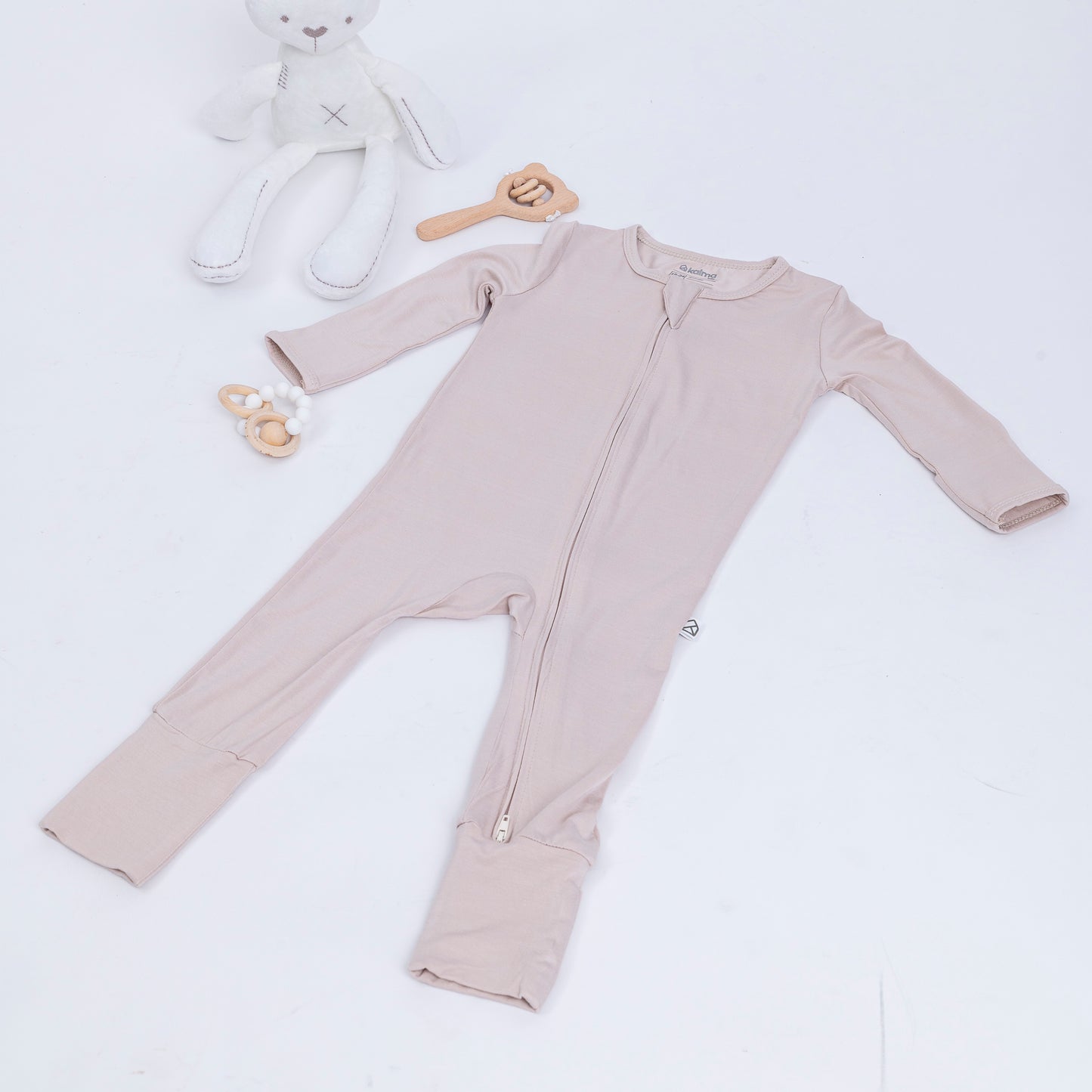 Harper Organic Bamboo Zip Sleepsuit