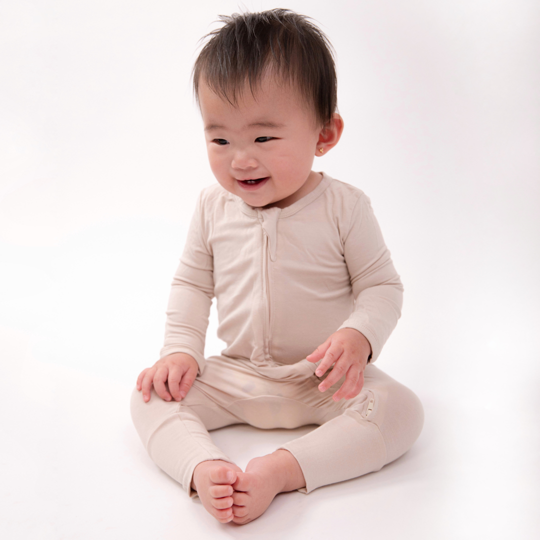Harper Organic Bamboo Zip Sleepsuit
