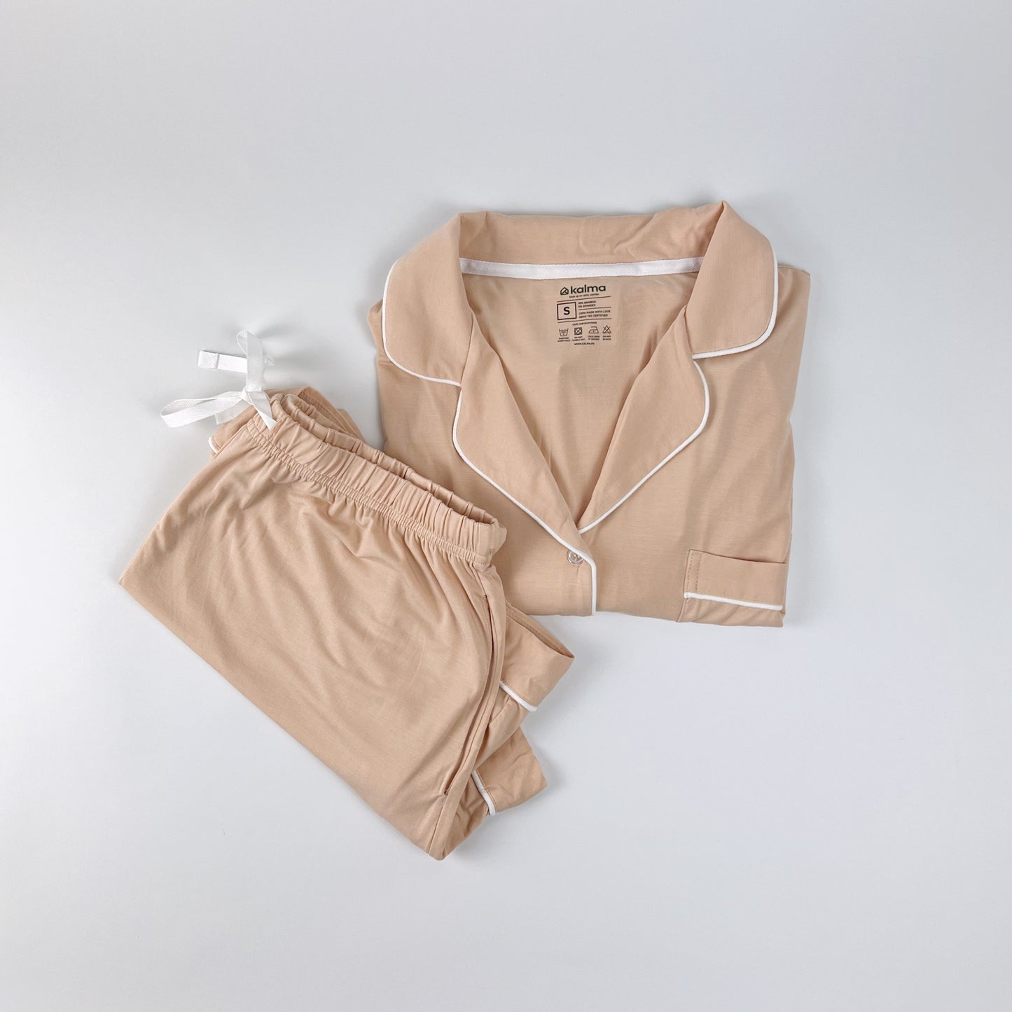 Irene Organic Bamboo Short Sleeve Pajama Set