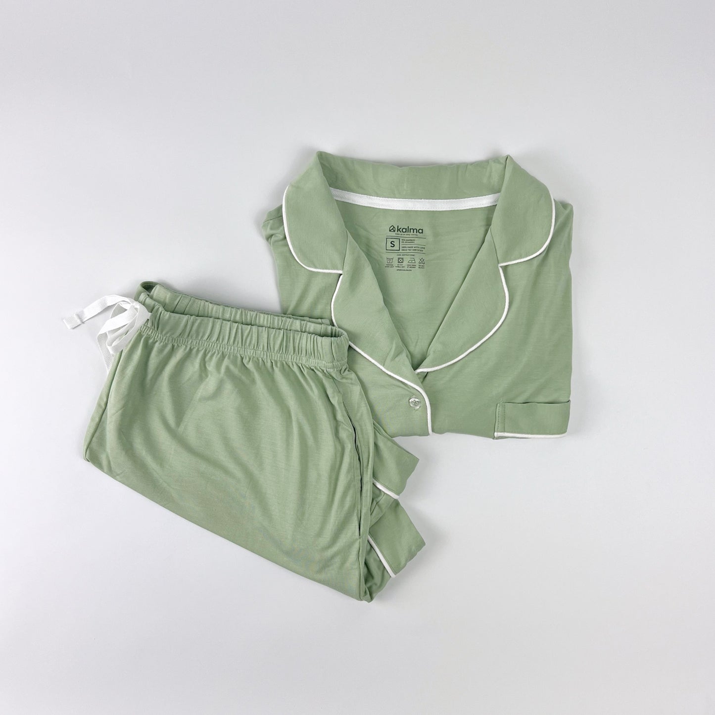 Irene Organic Bamboo Short Sleeve Pajama Set