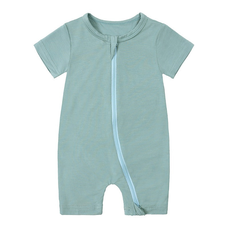Robin Organic Bamboo Zip Short Romper