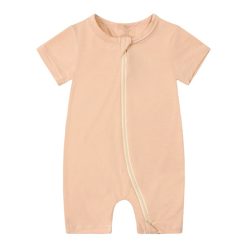 Robin Organic Bamboo Zip Short Romper